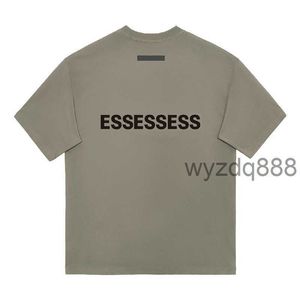 Tasarımcı Tide Tshirt Göğüs Mektubu Lamine Baskı Kısa Kollu Yüksek Sokak Gevşek Büyük Boy Günlük T-Shirt Erkekler ve Kadınlar İçin% 100 Pamuk H8EO