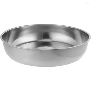 Tea Trays Thickened And Heightened Iron Plate Cover Stainless Steel Dish Table Dust