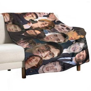 Blankets Cillian Murphy Po Collage Throw Blanket Soft Big Bed