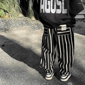 Trousers Baoduo Children's Clothing Boys' Casual Pants Spring 2024 Striped Children Boys Fashion