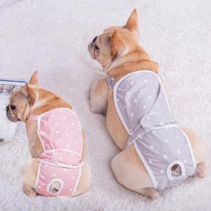 Abbigliamento per cani Pantaloni corti Design di stampa Assistenza sanitaria Pannolino per cuccioli Traspirante regolabile Pet fisiologico per cani femmine
