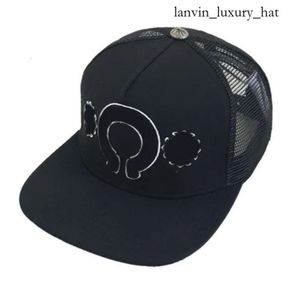 Chromees serca moda trend baseball kwiat 23ss c cross serc mens snapbacks niebieskie kapelusze wysokie mężczyzn czarna czapka wysokiej jakości czapki z białej marki designerskiej chrome 259