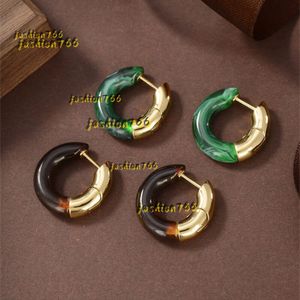 New Amber Stud Retro Light Designer Tide Niche Temperament Wild Sweet Fashion Earrings Jewelry Accessories 2024