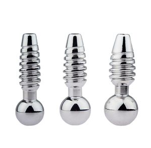 Geräte Metallschraube Penis Plug Katheter Harnröhrenstimulator Edelstahl Dilatator Masturbation Sexspielzeug6384772