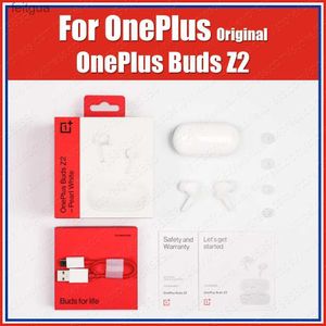 Mobiltelefonörlurar E504A OnePlus Buds Z2 ANC Earbuds 40DB Dolby Atmos Tws Ture Wireless Bluetooth Earphones AAC SBC BT 5.2 Sport Headset YQ240202