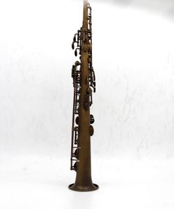 Eastern Music Vintage Antique Neck Fixed Straight Soprano Saxophone Sax Soprano