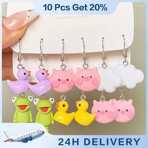 Dangle Earrings Children's Fun Earring Set Cute Mushroom Trendy Jewelry Cartoon Clouds Creative