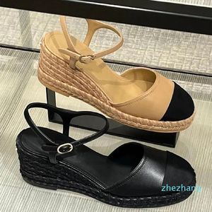 Womens Spring Summer Classic Mary Janes Pump Shoes Designer Comfort Sandal Low Block Heel Round Toe Ankel Strap Geunuine Leather