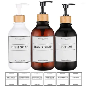 Liquid Soap Dispenser Dish Hand Container Sink Empty Bottles Bottle Shower Lotion Storage Pump Refillable Kitchen For