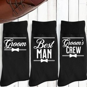 Parti, Gelin Damadının Babası Olmak İçin Man Groomsman Socks Düğün Nişan Gelin Duş Bachelor Teklif Hediyesi Mevcut