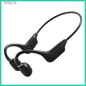 携帯電話イヤホン新しい骨伝導Bluetoothヘッドセット耳のないワイヤレススポーツランニングフィットネスサイクリングハンギングヘッドフォンオープンYQ240202
