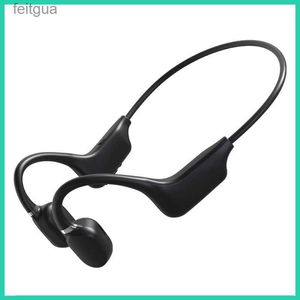 Mobiltelefonörlurar Ny benledning Bluetooth -headset Earless Wireless Sports Running Fitness Cycling Hanging Hörlurar Öppna YQ240202