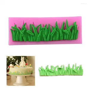 Baking Moulds Grass Shape Cake Decorative Silicone Mold Fondant Cookie Chocolate Mould Candy Pudding Muffin Molds DIY Tools