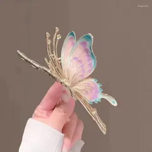 Hair Clips Sweet Butterfly Claws For Women Simple Multicolor Shark Clip Crab Clamps Headdress Fashion Accessories