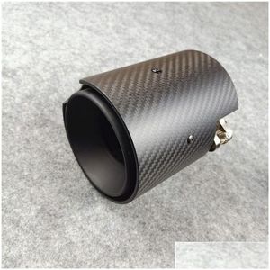 Silenziatore 1 pz per M2 M3 M4 M Performance tubo di scarico in carbonio acciaio inossidabile opaco punte posteriori per auto consegna di goccia cellulari motocicli P Dhywm