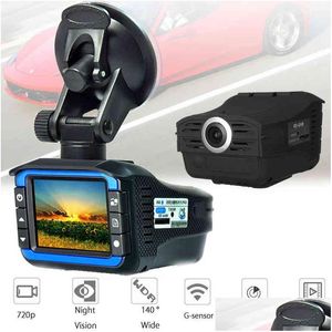 CAR DVRS Radar Detector Car DVR In Dash Cam Speed ​​Video Recorder Current Russian Language J220601 Drop Delivery Automobiles Mo Dhazf