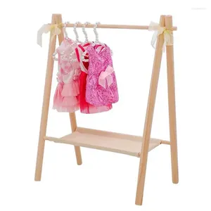 Hängare husdjur hänger rack produktutrymme sparar stark hållbar hund kattkläder baby barnkläder garderob trä stativ kappa