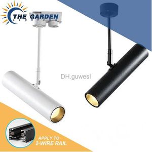 Track Lights AC220V Led 3/7/12W Nordic Eenvoudige Stijl Track Spotlight Home Achtergrond Muur Rail Spot Light Tentoonstelling Venster Moderne YQ240124