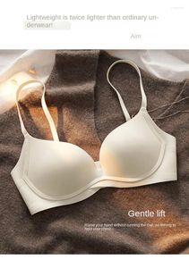 Bras Urabran High-quality Lingerie With Beautiful Back Women's Small Breasts Sagging-proof Seamless And Rims-Free Bra