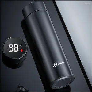 Water Bottles GIANXI Intelligent Digital Display Vacuum Cup One Touch Temperature Stainless Steel Cups Keep Heat And Cold