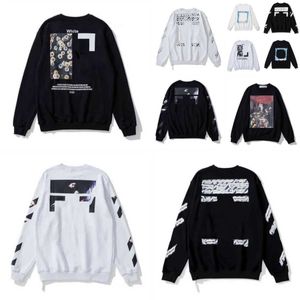 Mens Off White Hoody Hoodie Hip Hop Streetwear Man Womens Designers Hooded Skateboards Hoodys Street Pullover Sweatshirt Clothes Offs Oversized Offend DH