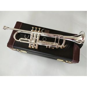 Ba ha Stradivarius Top Trumpet LT197S-99 instrumento musical Bb Trumpet banhado a ouro música de qualidade profissional grátis