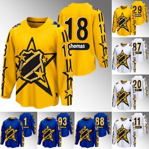 Kirill Kaprizov 2024 All Star Jerseys Connor Bedard Hughes Jeremy Swayman Psatrnak Matthews Robert Thomas Aho Nick Suzuki Nathan Mackinnon Connor McDavid Forsberg