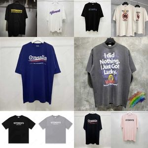 Men's T-Shirts Vetements T-shirt Men Women 1 High Quality I did Nothing I Just Got Lucky T Shirt Top Tees 230425 yDC