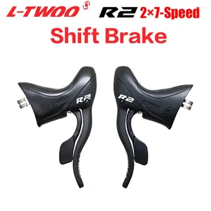 Desviadores de bicicleta LTWOO R9 2x1 1/R7 2x1 0/R5 2x1 0/R3 2x 8/R2 2x7 Speed ​​Road Shifters Lever Brake Bicicleta Compatível para Shimano Derailleur