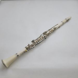 Högkvalitativ 17 nycklar G TUNE Clarinet Bakelite Body Silver Key Professional Musical Instrument med Case