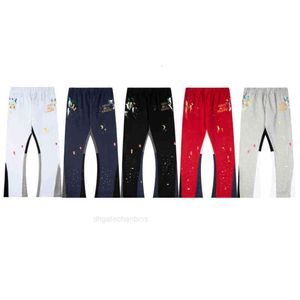 Pants Micro Fall American Projektant Flare Jeans GalleryDepts Dopasowanie szortów Speckled Color Street Fashion Brand pgpsignu