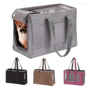 Cat Carriers Breathable Pet Dog Carrier Bag Portable Puppy Mesh Backpack Outgoing Travel Pets Handbag For Small Dogs Cats