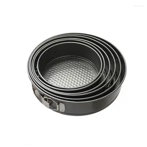Baking Moulds Round Bread Mold Cake Pan With Removable Bottom Buckle Quick-Release Non-Stick Coating 12cm/14cm/16cm/18cm