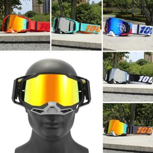 Brak opakowania okulary na zewnątrz okulary motocyklowe okulary motocyklowe Gogle Helmet MX Moto Dirt Bike ATV Sports Glass Skustrowa maska ​​Kolarstwo 4V2I