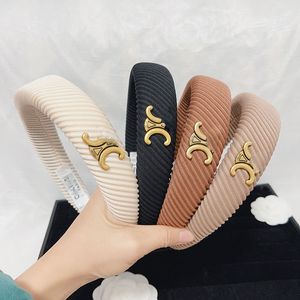 Classical Luxury Pure Color Letter Headbands Knit Designer Letter Y Brand Hair bands For Women Girl Brand Elastic Headband Casual Fashion Headband Head Wrap 18Style