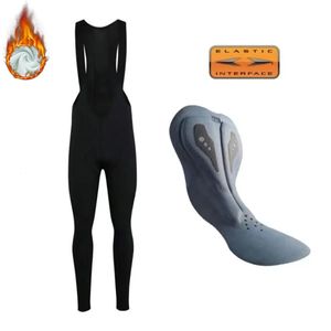 Italienisches Fahrradsitzkissen, Winter-Thermo-Fleece-Rad-Trägerhose, Radhose, hält warm, Fahrrad-Gel-Pad-Hose, stoßfest, 240129