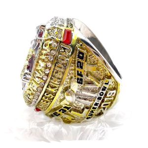 2019Kansas Super Championship Replica Ring Rings Pierścienia Kościół Mężczyzny Bractwo Bractwo Ring235y