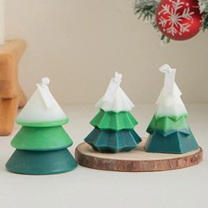 Strumenti artigianali 3D Albero di Natale Strumento per realizzare candele Pianta di sapone Cristallo Resina Gesso Stampo in silicone Stampo per cioccolato Atmosfera di festa Decorazioni Regali