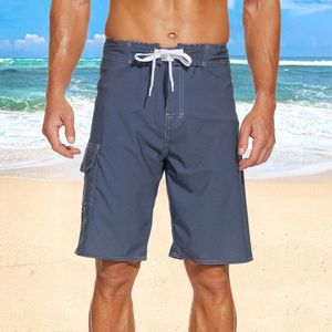 Herren-Shorts, Herren-Brett, Y2k-Vintage-Stil, gestreift, Bandage, Seitentasche, Badebekleidung, Reithose, Knie, gerade Hose, hawaiianische lässige Strandmode