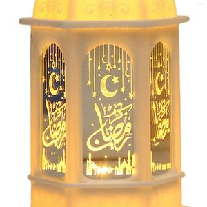 Tischlampen 2/3 LED Windlichter Ramadan Laternenlampe zum Aufhängen für Event-Dekor Schwarz