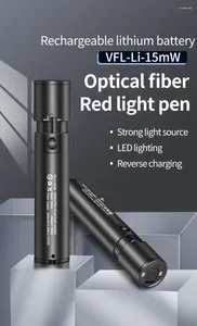 Fiberoptisk utrustning Optisk lasertestare Pen VFL Ljuskälla Visuell felplats 15/20/30/50MW LED