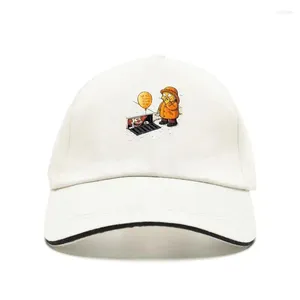 Boll Caps Fashion Bill Hat Cotton It Movie Men S Stephen King tryckt högkvalitativt clown Baseball Cap Men's White Snapba