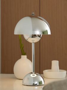 Nordic Retro Mushroom Table lamp with USB Plug Touch Control Desk Lamp Home Bedroom Bedside Night Light LED Table lamp 240131