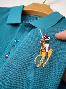 Męskie polo Kubro Polo Wysokiej jakości 2024 Haftowana koszula Summer Business Sports Lapel T-shirt Cotton Tee