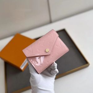 Lyxdesigner Short Wallet Coin Purse Card Holder Classic Zipper Pocket Wallet Woman Original Box Cardholders Ladies Handbag Mens Wallet Cardholder Designer Bag