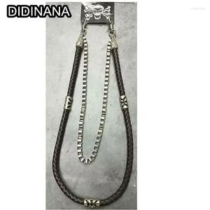 Keychains Women Men Motorcyle Keychain Waist Chains Rock Punk Double Chain Cowboy Cowgirls Pants Trousers Biker Wallet Accessories