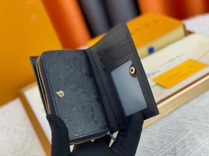 2024 Designer Wallett Lady Verfolgungsrabatt Rabatt Original Boxs Kartenhalter Ladies Handtasche Zero Wallet mit Box 895621