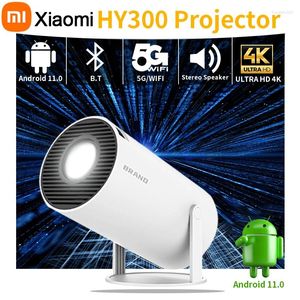 Videocamere Xiaomi Transpeed Android 11 4K Proiettore WiFi6 HY300 Allwinner H713 200ANSI BT5.0 1280 720P Home Theater Esterno Portatile Panno