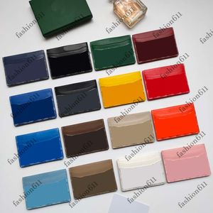 Borse a tracolla Borsa per carte di moda, lusso e praticità sabbia 4 scomparti per carte con etichetta interna materiale in pelle di vitello nera 12 colori opzionali