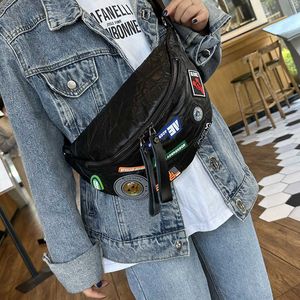 Casual Waist Bags Super Popular Contrasting Color Chest Bag for Women in New Trendy Korean Style Crossbody Bag Versatile Casual Waist Bag Niche Design Dumpling Bag